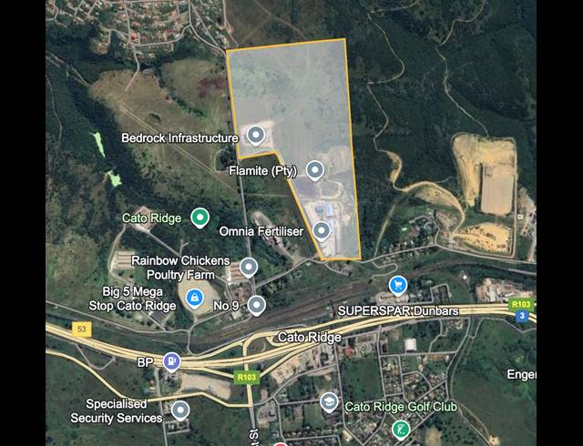 23,772M² INDUSTRIAL YARD TO LET IN CATO RIDGE